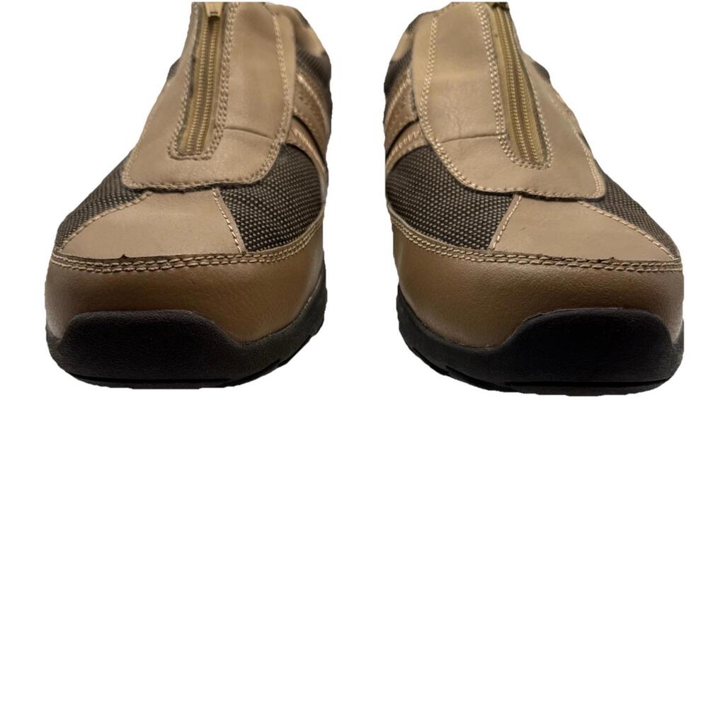 Mens Dr Scholls Slide On Zipper Up Shoes Size‎ 10.5D 43D-01 Double Air-Pillo